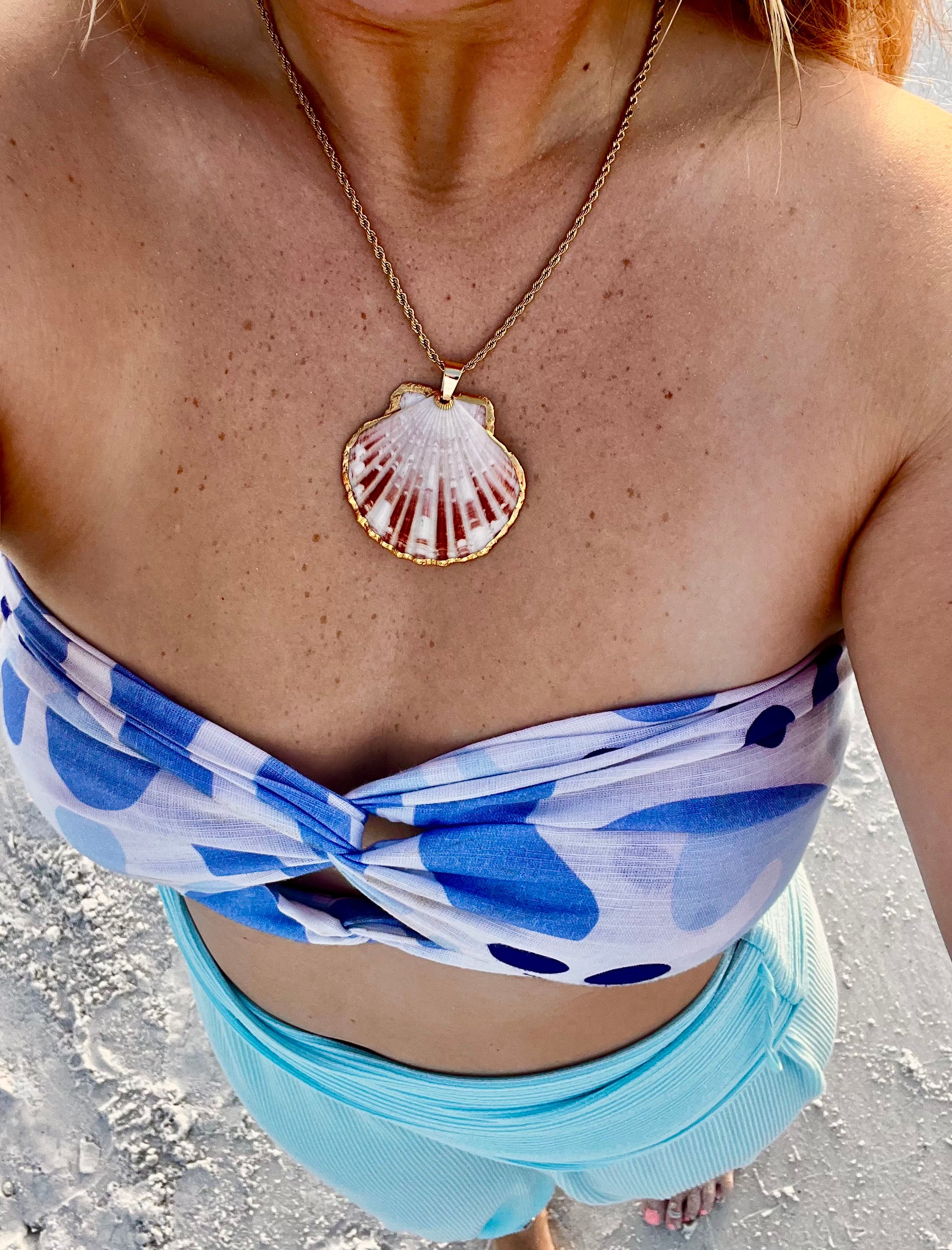 Flat Scallop Necklace