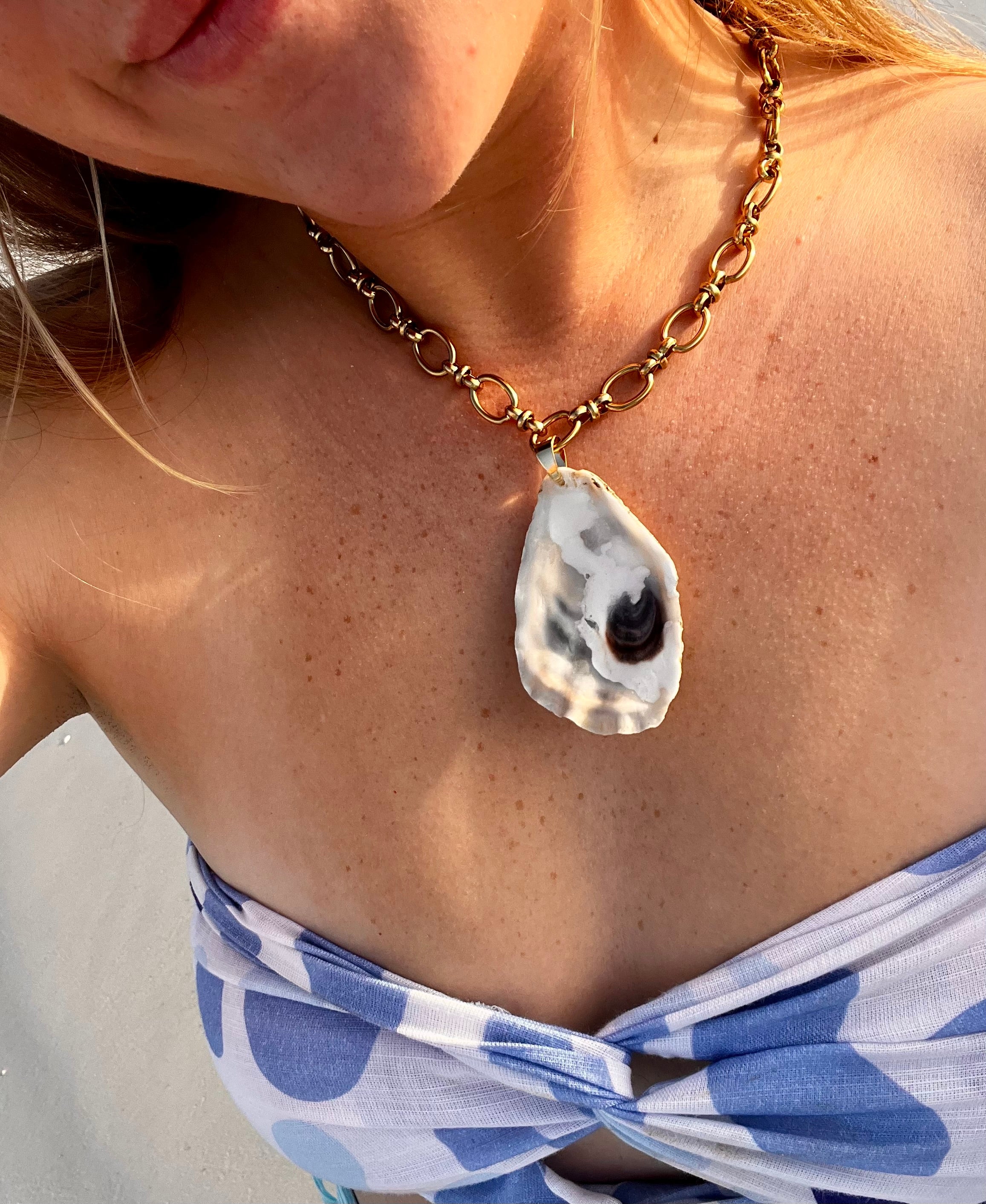 Chunky Oyster Necklace