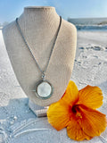 Sea Biscuit Locket Necklace